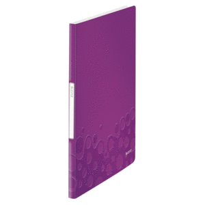 PORTADOUMENTOS PLASTICO LEITZ WOW MORADO