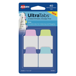 ETIQ.MINI ULTRA TABS COL. PASTEL 40U ETIQ.MINI ULTRA TABS COL. PASTEL 40U