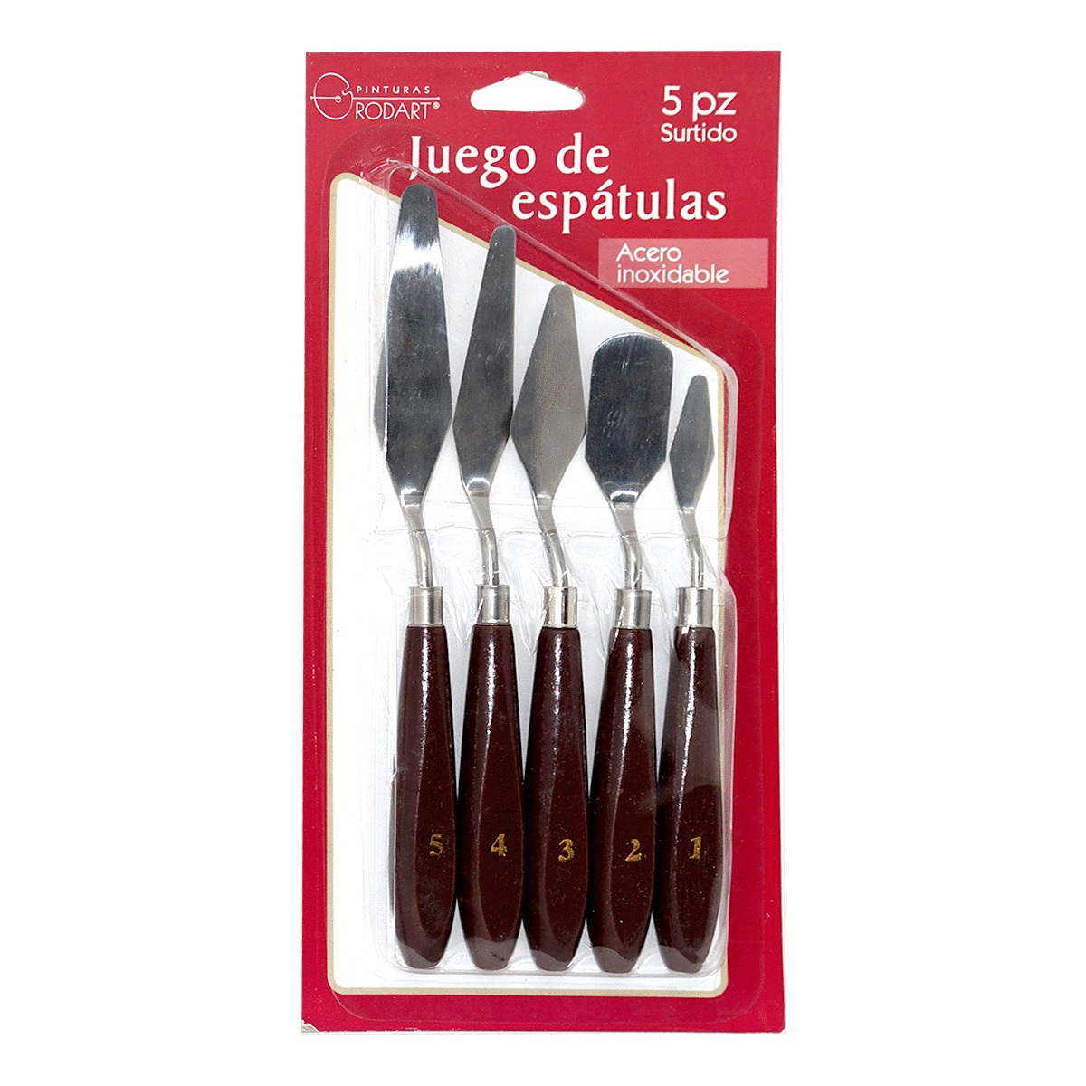 JUEGO ESPATULAS METALICAS B/5