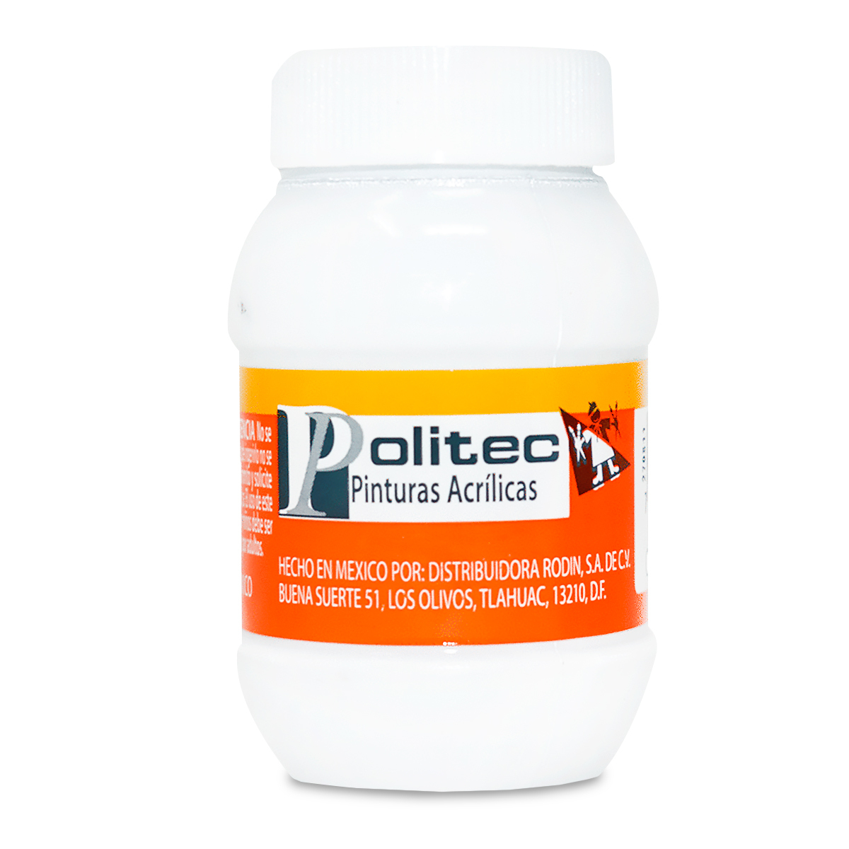 PINTURA ACRILICA BLANCO TITANIO POLITEC N301 100ML PZ