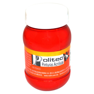 PINTURA ACRILICA ROJO ACRILICO POLITEC N304 100ML PZ PINTURA ACRILICA ROJO ACRILICO POLITEC N304 100ML PZ