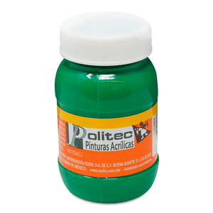 PINTURA ACRILICA VERDE CLARO POLITEC N312 100ML PZ PINTURA ACRILICA VERDE CLARO POLITEC N312 100ML PZ