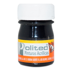 PINTURA ACRILICA NEGRO INTENSO POLITEC N302 20ML PZ PINTURA ACRILICA NEGRO INTENSO POLITEC N302 20ML PZ