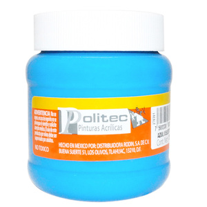 PINTURA ACRILICA AZUL CELESTE POLITEC N313 250ML