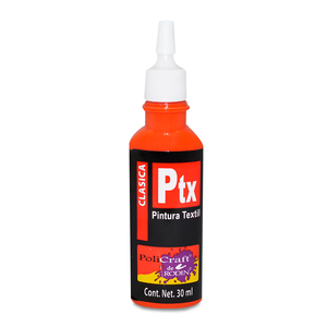 PINTURA TEXTIL PTX NARANJA 605 PZ PINTURA TEXTIL PTX NARANJA 605 PZ