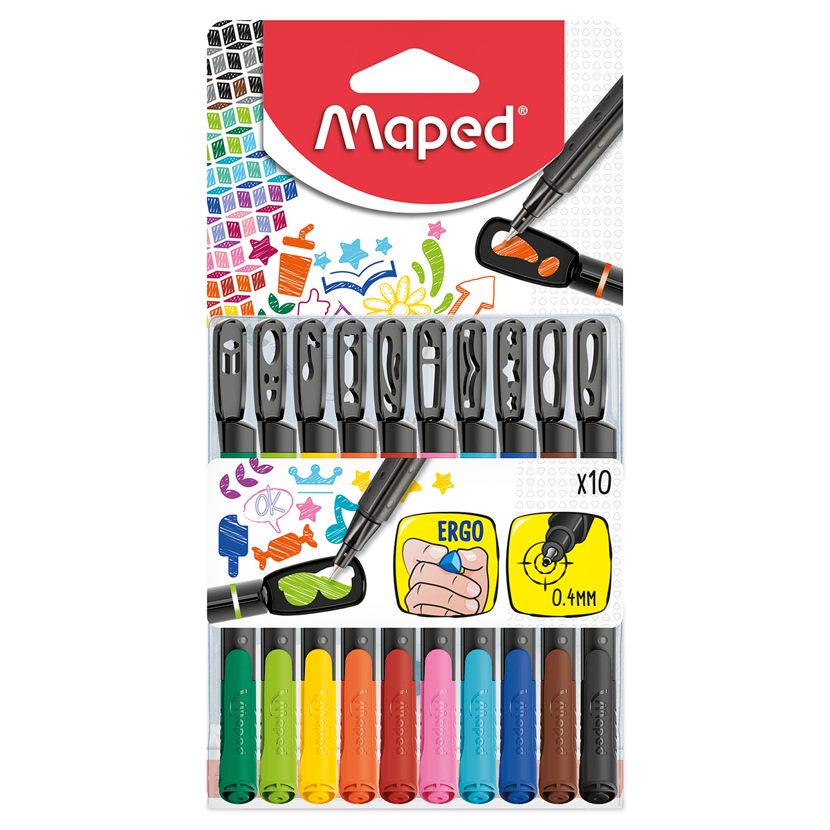 ROTULADOR FINO GRAPH MANIA PQ/10
