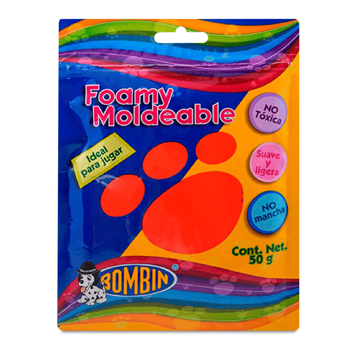 FOAMY MOLDEABLE BOMBIN ROJO 1U