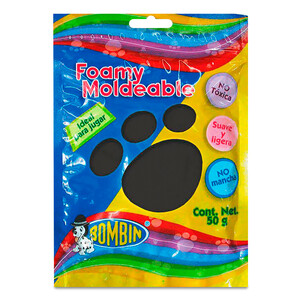 FOAMY MOLDEABLE BOMBIN NEGRO 1U FOAMY MOLDEABLE BOMBIN NEGRO 1U