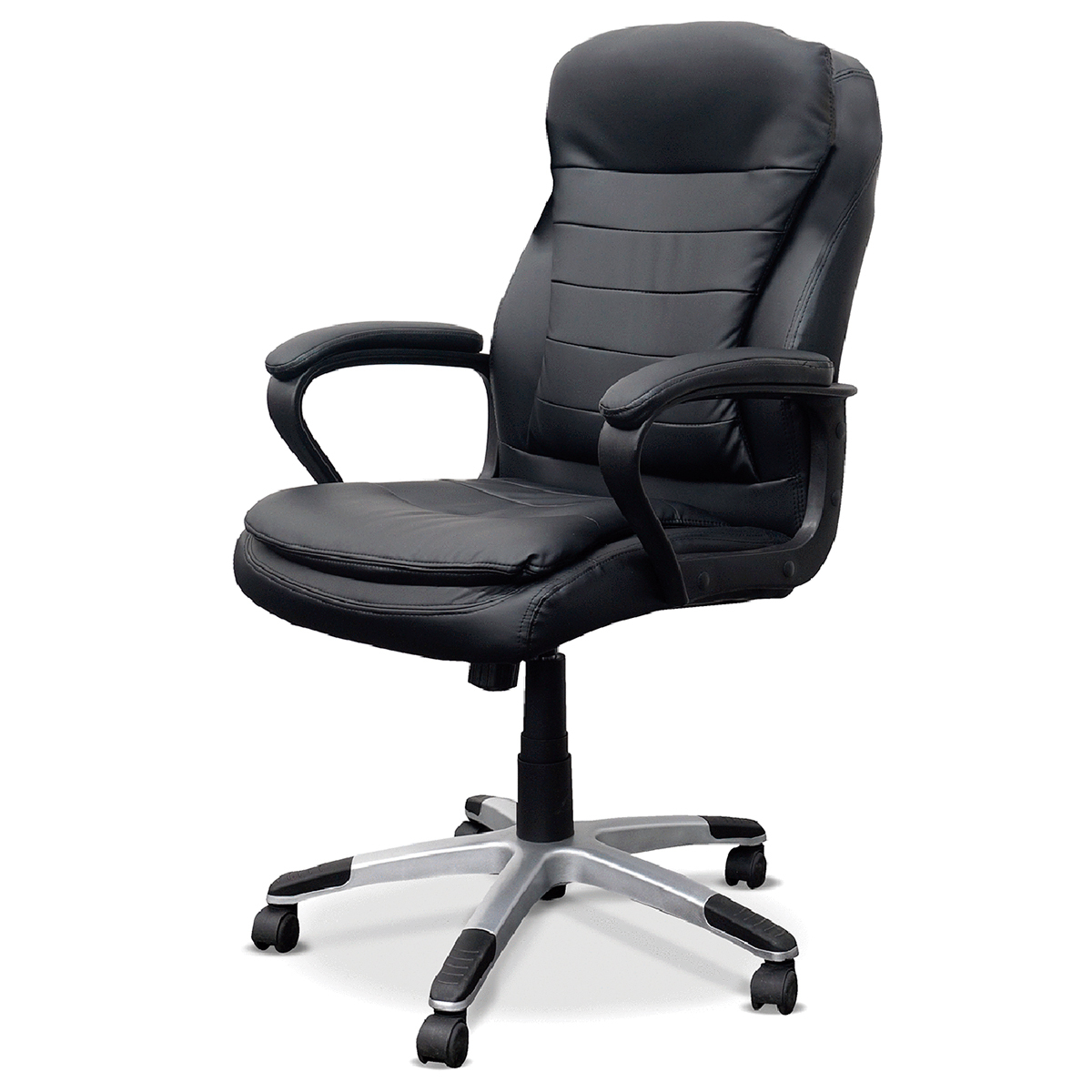 SILLA EJECUTIVA PU NEGRA RESPALDO ALTO