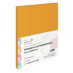 ETQ., AUTOADHERIBLE T/C NARANJA ETQ., AUTOADHERIBLE T/C NARANJA