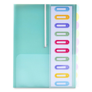 FOLDER PORTADOCUMENTOS C/10SEPARADORES TIPO FOLDER TCARTA - TRANSPARENTE FOLDER PORTADOCUMENTOS C/10SEPARADORES TIPO FOLDER TCARTA - TRANSPARENTE