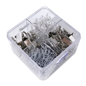 CLIP   PIN IOFFICE PLATEADO 224U (CONTIENE: SUJETADOCUMENTOS DE 25MM 6U + DE 19MM 18U + 28MM CLIPS 120U + PUSH PIN 80U) CLIP   PIN IOFFICE PLATEADO 224U (CONTIENE: SUJETADOCUMENTOS DE 25MM 6U + DE 19MM 18U + 28MM CLIPS 120U + PUSH PIN 80U)