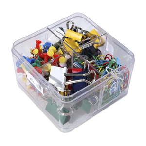 CLIP   PIN IOFFICE CLASICO 224U (CONTIENE: SUJETADOCUMENTOS DE 25MM 6U + DE 19MM 18U + 28MM CLIPS 120U + PUSH PIN 80U) CLIP   PIN IOFFICE CLASICO 224U (CONTIENE: SUJETADOCUMENTOS DE 25MM 6U + DE 19MM 18U + 28MM CLIPS 120U + PUSH PIN 80U)