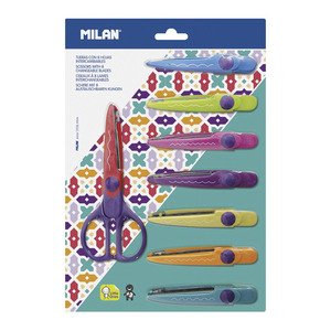 TIJERAS MILAN ZIGZAG INTERCAMBIABLES 8U TIJERAS MILAN ZIGZAG INTERCAMBIABLES 8U