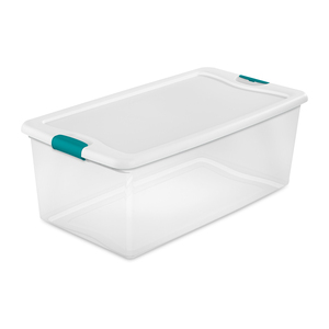 CAJA PLASTICA 100 LITROS TAPA BLANCA STERILITE CAJA PLASTICA 100 LITROS TAPA BLANCA STERILITE