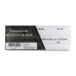TALONARIO BOLETO DE RIFAS SOLO TALONARIO BOLETO DE RIFAS SOLO