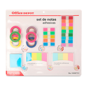 SET NOTAS ADHESIVAS OFFICE DEPOT SET NOTAS ADHESIVAS OFFICE DEPOT