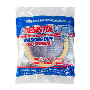 MASKING TAPE RESISTOL 48MMX27YDS MASKING TAPE RESISTOL 48MMX27YDS