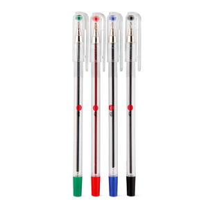 BOLIGRAFO BARRIL TGEL, PTO MEDIANO 1.0MM, NG,AZ,RJ,VD,B/4PZ BOLIGRAFO BARRIL TGEL, PTO MEDIANO 1.0MM, NG,AZ,RJ,VD,B/4PZ
