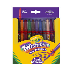 CRAYONES MINI TWISTEABLE C/12 CRAYONES MINI TWISTEABLE C/12