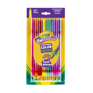 CRAYON TWISTABLE CRAYOLA COLORES EXTREMOS 8U CRAYON TWISTABLE CRAYOLA COLORES EXTREMOS 8U
