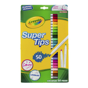 MARACADORES CRAYOLA SUPERTIPS 50U MARACADORES CRAYOLA SUPERTIPS 50U