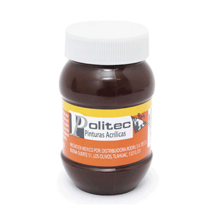 PINTURA ACRILICA SOMBRA CAFE POLITEC N304 100ML PZ PINTURA ACRILICA SOMBRA CAFE POLITEC N304 100ML PZ