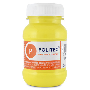PINTURA ACRILIICA LIMON HANZA POLITEC N307 100ML PZ PINTURA ACRILIICA LIMON HANZA POLITEC N307 100ML PZ