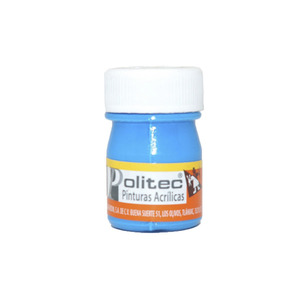 PINTURA ACRILICA AZUL CELESTE POLITEC N313 20ML PZ PINTURA ACRILICA AZUL CELESTE POLITEC N313 20ML PZ