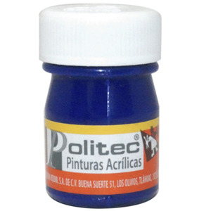 PINTURA ACRILICA AZUL COBALTO POLITEC N310 20ML PZ PINTURA ACRILICA AZUL COBALTO POLITEC N310 20ML PZ
