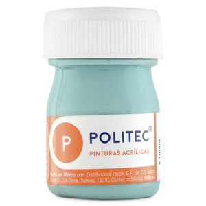 PINTURA ACRILICA VERDE PALIDO POLITEC 20ML PZ PINTURA ACRILICA VERDE PALIDO POLITEC 20ML PZ