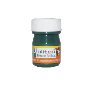 PINTURA ACRILICA VERDE OBS POLITEC 20ML PZ PINTURA ACRILICA VERDE OBS POLITEC 20ML PZ