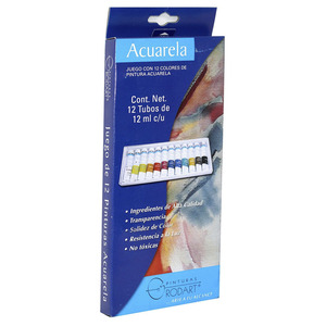 ESTUCHE ACUARELAS C/12 ESTUCHE ACUARELAS C/12