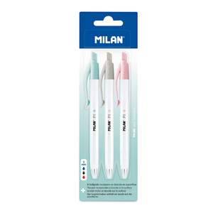 BOLIGRAFO MILAN P1 EDICION + 3U (AZUL, NEGRO Y BOLIGRAFO MILAN P1 EDICION + 3U (AZUL, NEGRO Y