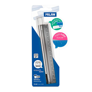 REGLA MILAN METALICA 15CM REGLA MILAN METALICA 15CM