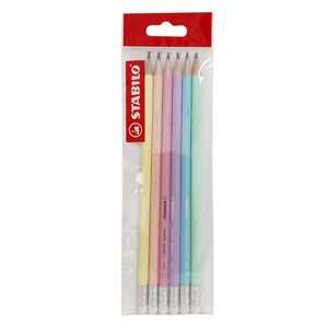 LAPIZ STABILO PASTEL HB 6PK LAPIZ STABILO PASTEL HB 6PK