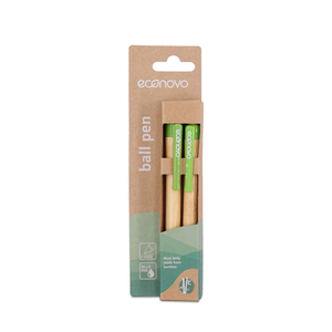 BOLIGRAFO ECONOVO AZUL 1.00MM 2U (100% BAMBOO BIODEGRADABLE) BOLIGRAFO ECONOVO AZUL 1.00MM 2U (100% BAMBOO BIODEGRADABLE)