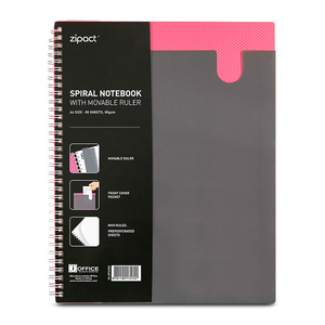 CUADERNO ESPIRAL LINEA IOFFICE ZIPACT 80H ROSA A4 CUADERNO ESPIRAL LINEA IOFFICE ZIPACT 80H ROSA A4