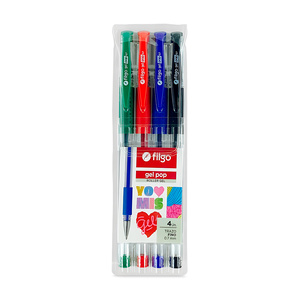 BOLIGRAFO FILGO ROLLER GEL GEL POP CLASICO 4U BOLIGRAFO FILGO ROLLER GEL GEL POP CLASICO 4U