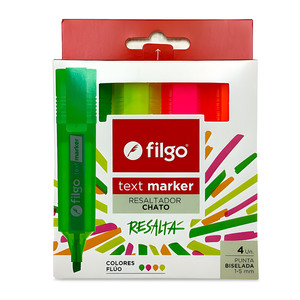 MARCATEXTO FILGO FLUORECENTE 4U MARCATEXTO FILGO FLUORECENTE 4U
