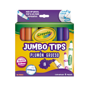MARCADORES CRAYOLA JUMBO TIPS 8U MARCADORES CRAYOLA JUMBO TIPS 8U