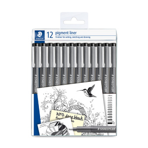 ROTULADOR STAEDTLER PIGMENT 12U  (DIFERENTES ANCHOS DE PUNTA) ROTULADOR STAEDTLER PIGMENT 12U  (DIFERENTES ANCHOS DE PUNTA)