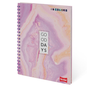 CUADERNO ESPIRAL RAYA SCRIBE (INCOLORS, DOBLE ARILLO, 100 HOJAS) CUADERNO ESPIRAL RAYA SCRIBE (INCOLORS, DOBLE ARILLO, 100 HOJAS)