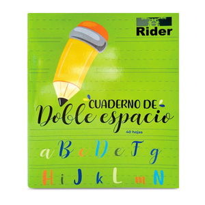 CUADERNO RIDER DOBLE ESPACIO 8,5 X 6,5 40 H CUADERNO RIDER DOBLE ESPACIO 8,5 X 6,5 40 H