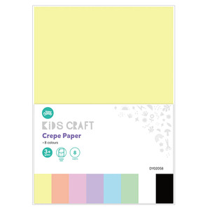 PAPEL KIDS CRAFT CREPE 8H PAPEL KIDS CRAFT CREPE 8H