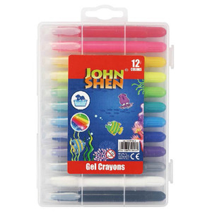 CRAYONES GEL JOHN SHEN TWIST 12U CRAYONES GEL JOHN SHEN TWIST 12U