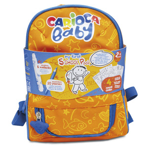 MOCHILA CARIOCA BABY (CONTIENE: MARCADORES Y LAPICES DE COLOR Y PLANTILLA PARA PINTAR) MOCHILA CARIOCA BABY (CONTIENE: MARCADORES Y LAPICES DE COLOR Y PLANTILLA PARA PINTAR)