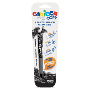 BOLIGRAFO RETRACTIL BORRABLE CARIOCA OOPS NEGRO 1U BOLIGRAFO RETRACTIL BORRABLE CARIOCA OOPS NEGRO 1U