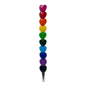 CRAYON 10 COLORES CORAZON 1U CRAYON 10 COLORES CORAZON 1U