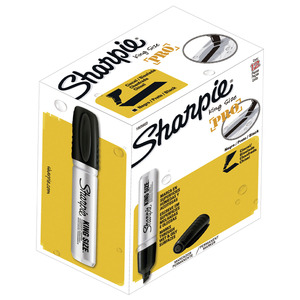 MARCADOR PERMANENTE SHARPIE KING NEGRO 12U MARCADOR PERMANENTE SHARPIE KING NEGRO 12U